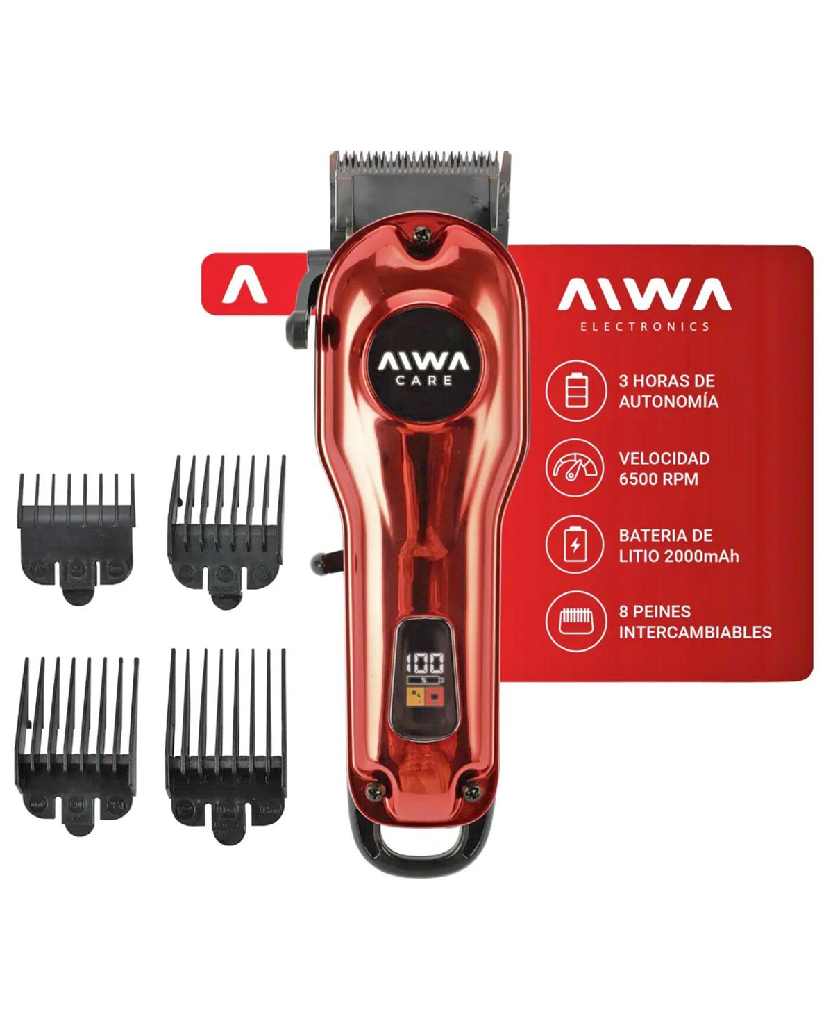 Cortadora de Pelo y Barba Aiwa AWC-CPB03R